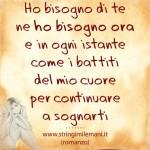 frasi d'amore ho bisogno di te