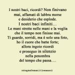 frasi da dedicare i nostri baci amore