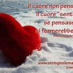 frasi d'amore il cuore sente